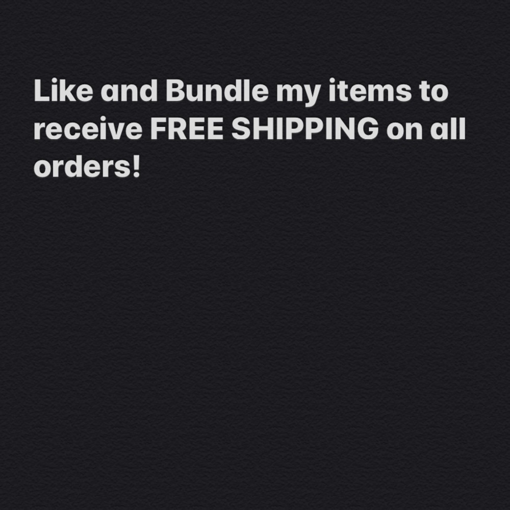 FREE SHIPPING ON ALL ITEMS